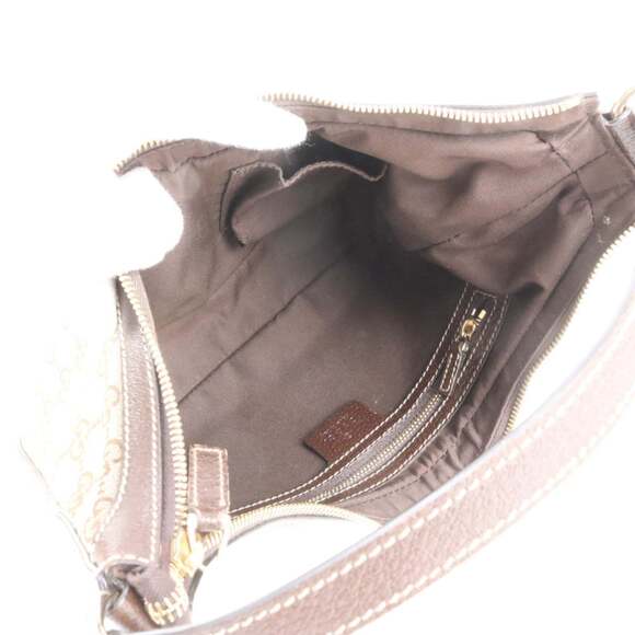 GUCCI Brown Leather Shoulder Bag - Picture 7 of 9